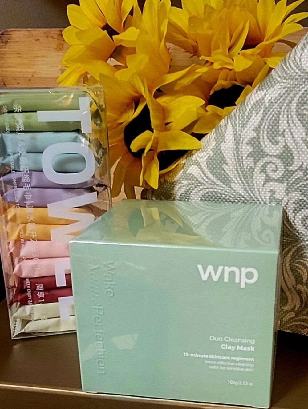 wnp Duo Cleansing Clay Mask & Towelettes